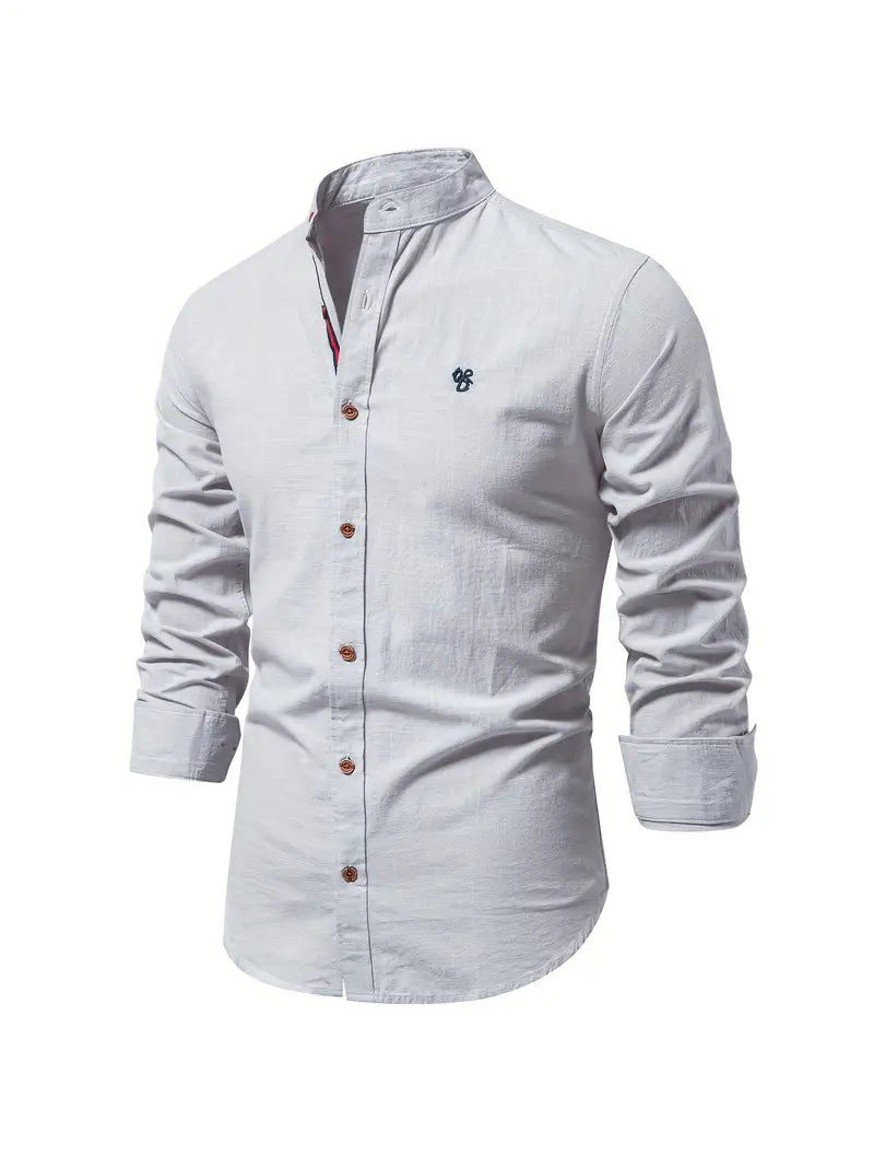Jannis – Stylish Slim Fit Long Sleeve Shirt for Men