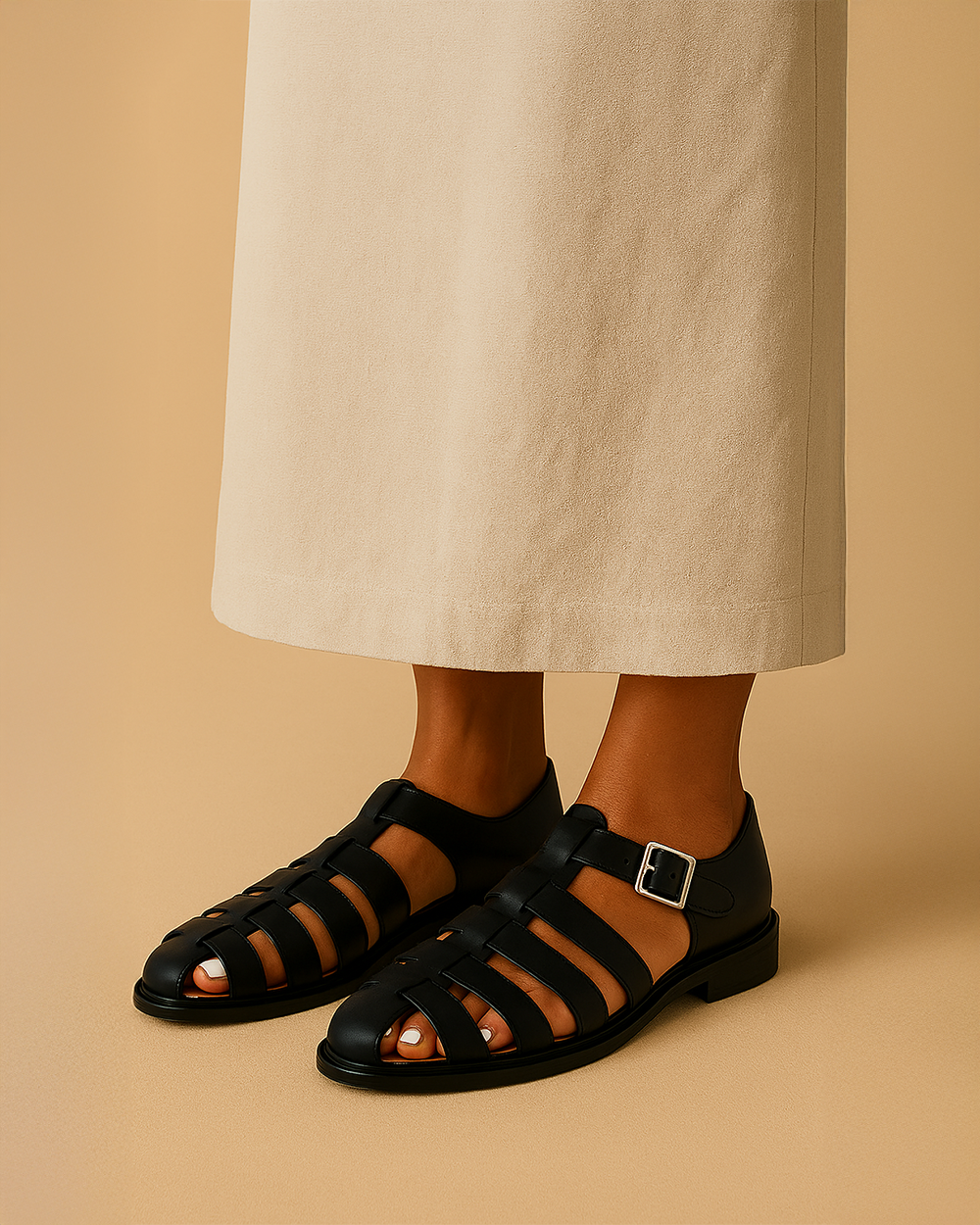 Marlowe & Co | Grazio Closed Sandal with Strap