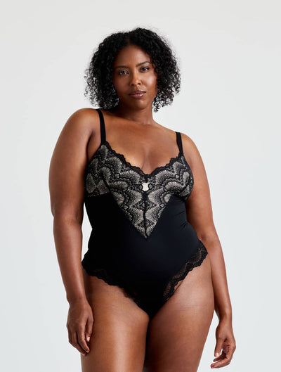 Marlowe & Co | Half Laced Bodysuit