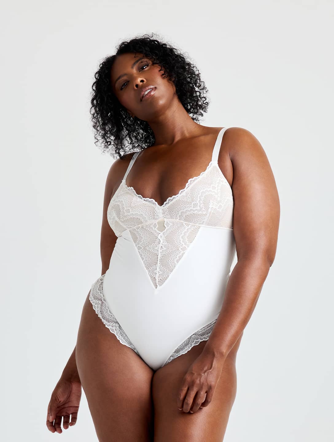 Marlowe & Co | Half Laced Bodysuit
