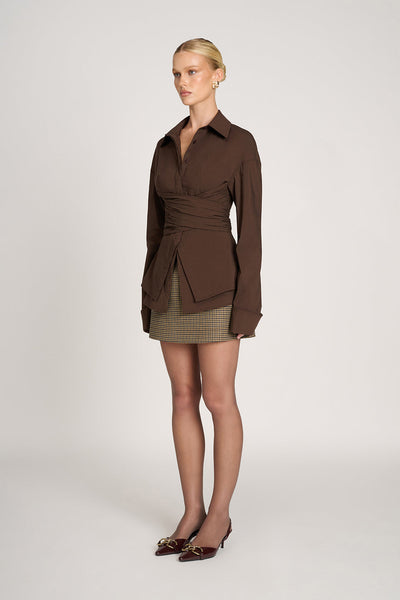 Marlowe & Co | Freya™ Tailored Wrap Shirt
