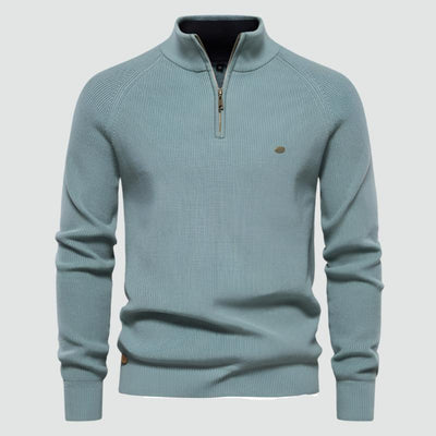 Lucio - Warm Zipper Knit Sweater
