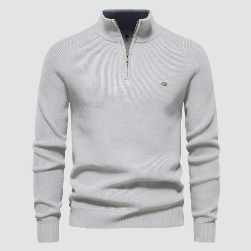Lucio - Warm Zipper Knit Sweater