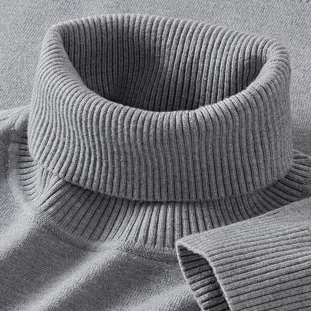 Larson - Classic Knit Turtleneck Sweater