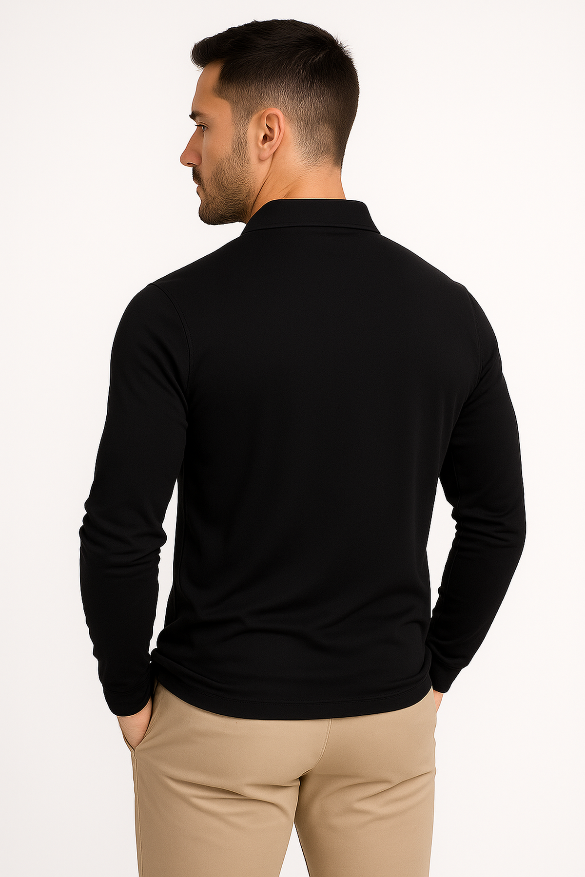 Lewis Long-Sleeve Polo