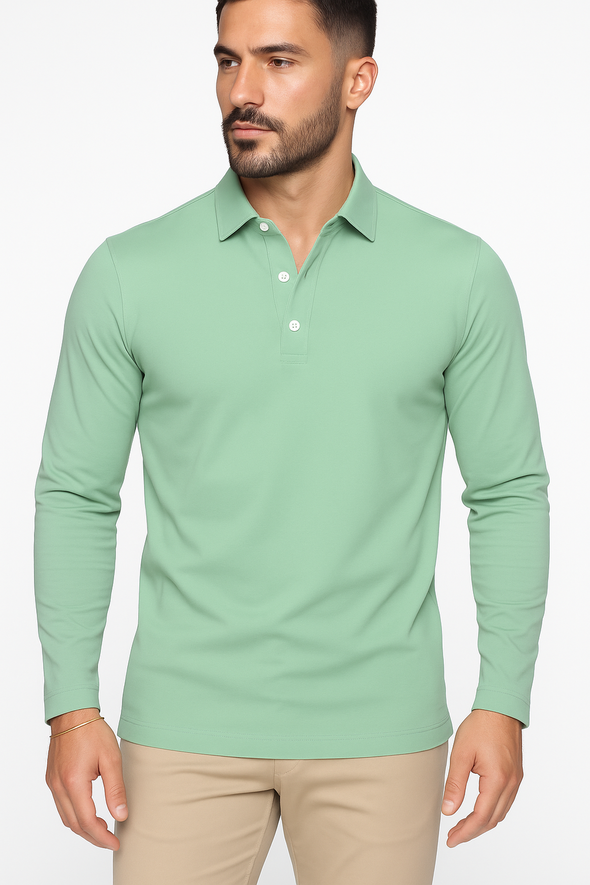 Lewis Long-Sleeve Polo