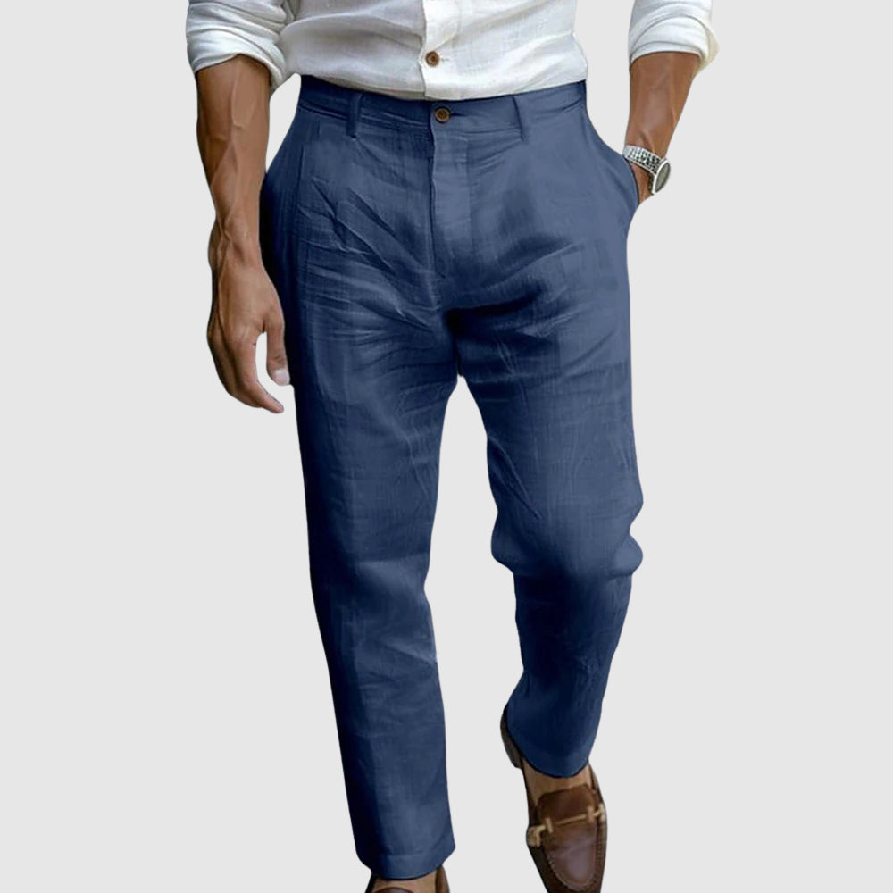 Moretti | Lightweight Linen Trousers
