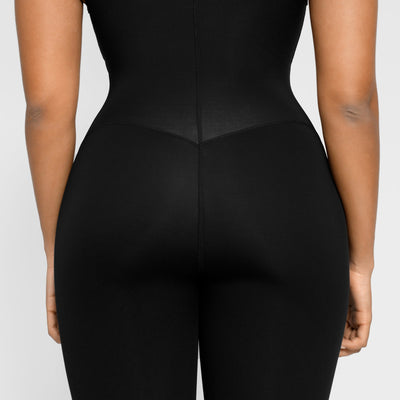 Juliette Zipper Front Slit Sports Jumpsuit