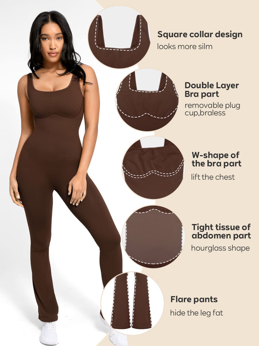 Liv Seamless Flared Jumpsuit