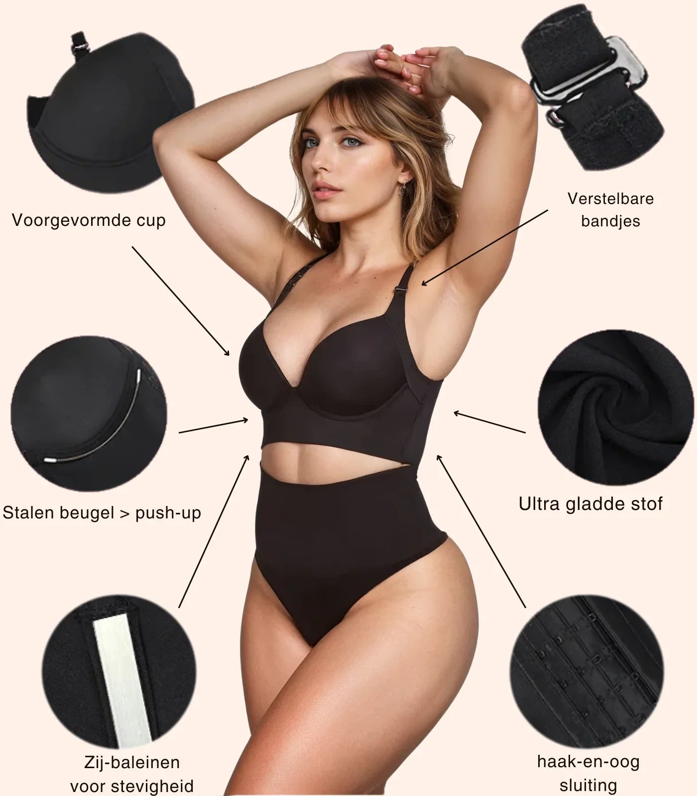 VitaSculpt Push-Up Bra