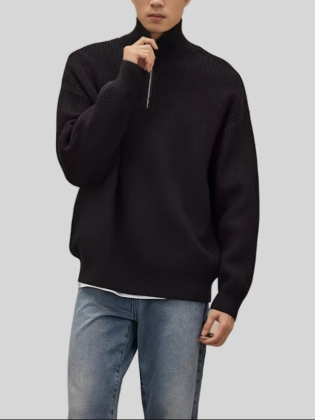 Calib - Half-Zip High-Collar Sweater