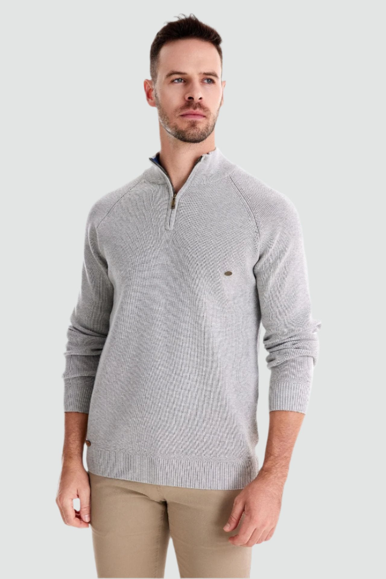 Lucio - Warm Zipper Knit Sweater