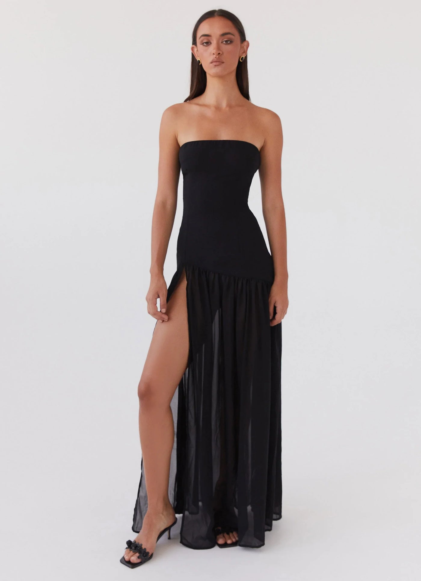 Marlowe & Co | Nyla Strapless Maxi Dress