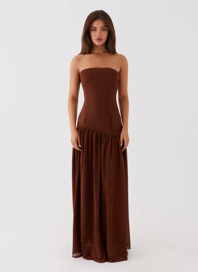 Marlowe & Co | Nyla Strapless Maxi Dress
