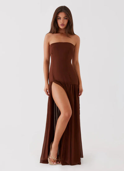 Marlowe & Co | Nyla Strapless Maxi Dress