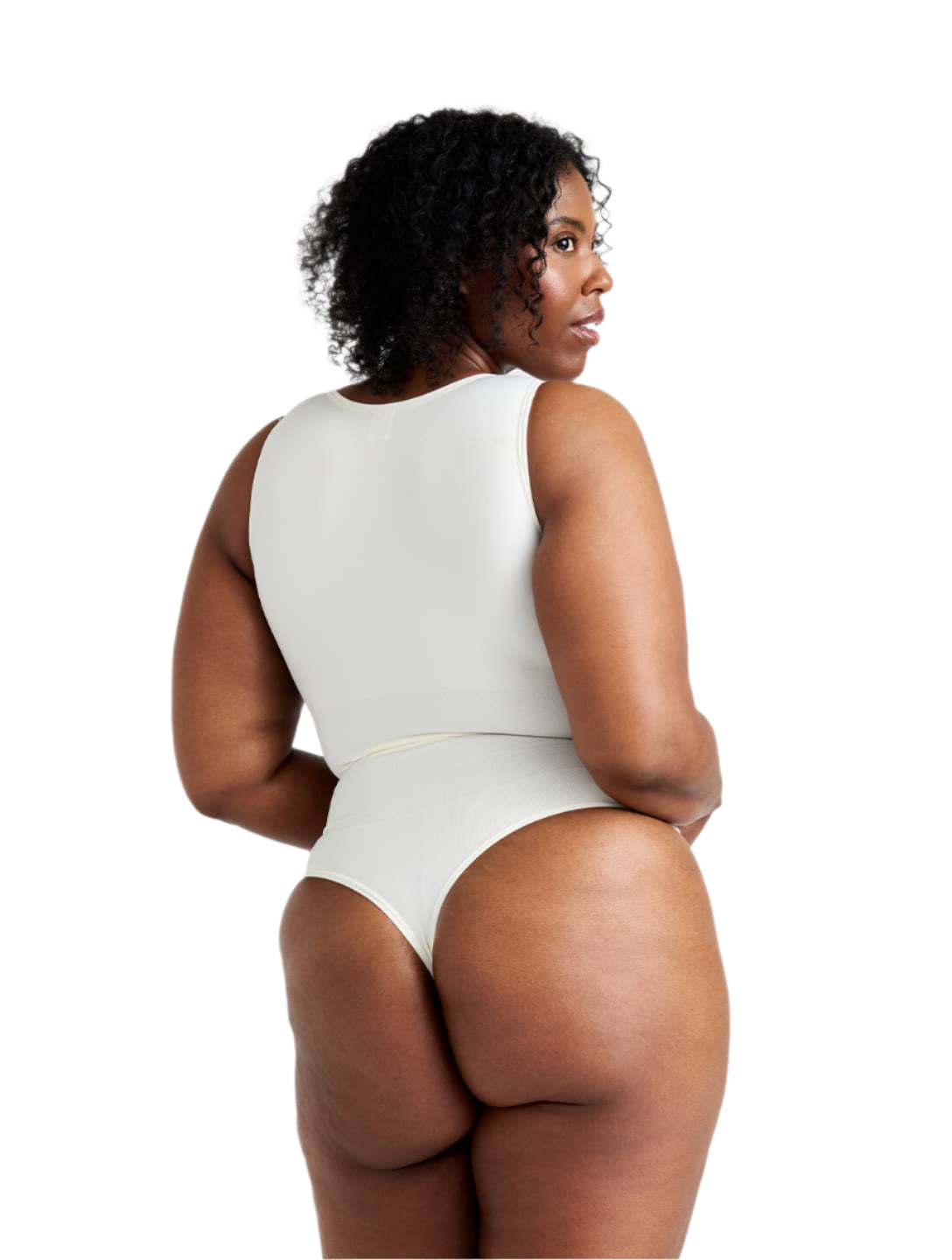 Marlowe & Co | Round Neck Thong Bodysuit