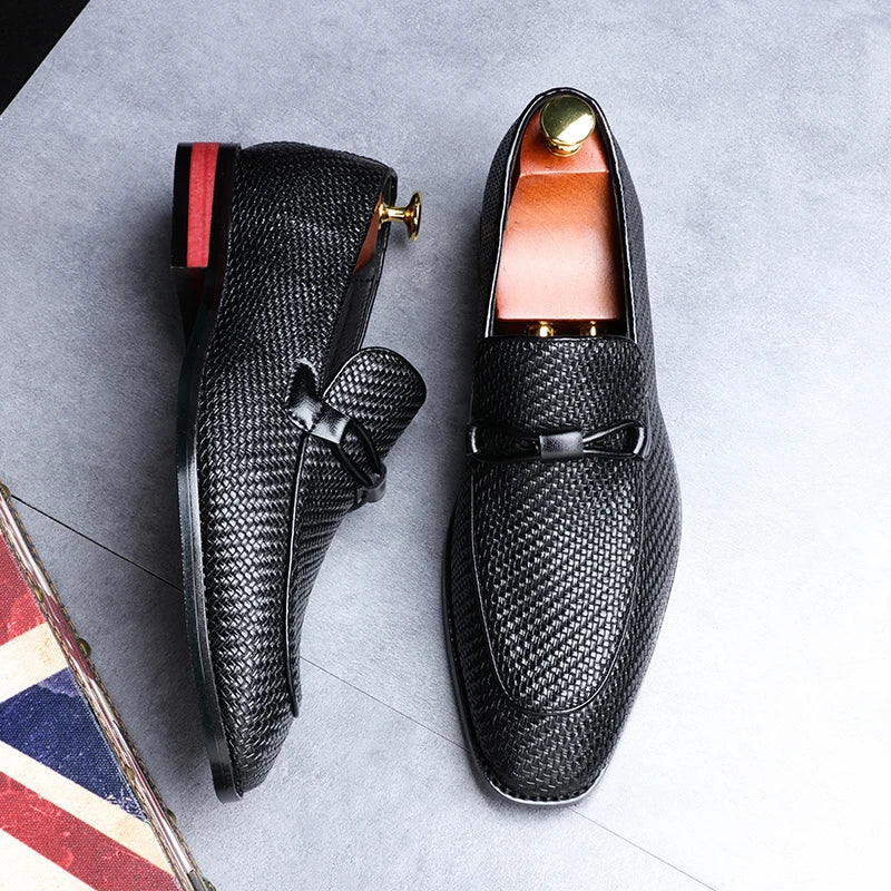Jeffrey | Stylish Woven Loafers for Men