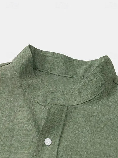 Premium Linen Short-Sleeve Shirt