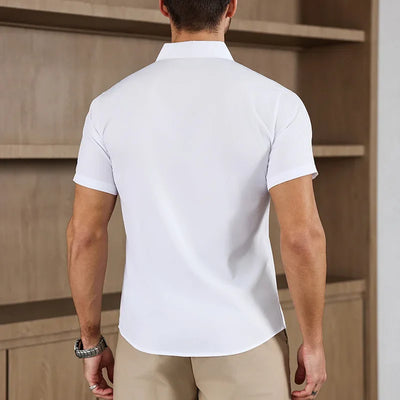 Short-Sleeve Shirt – Solid Business Casual