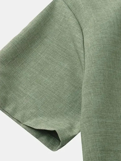 Premium Linen Short-Sleeve Shirt
