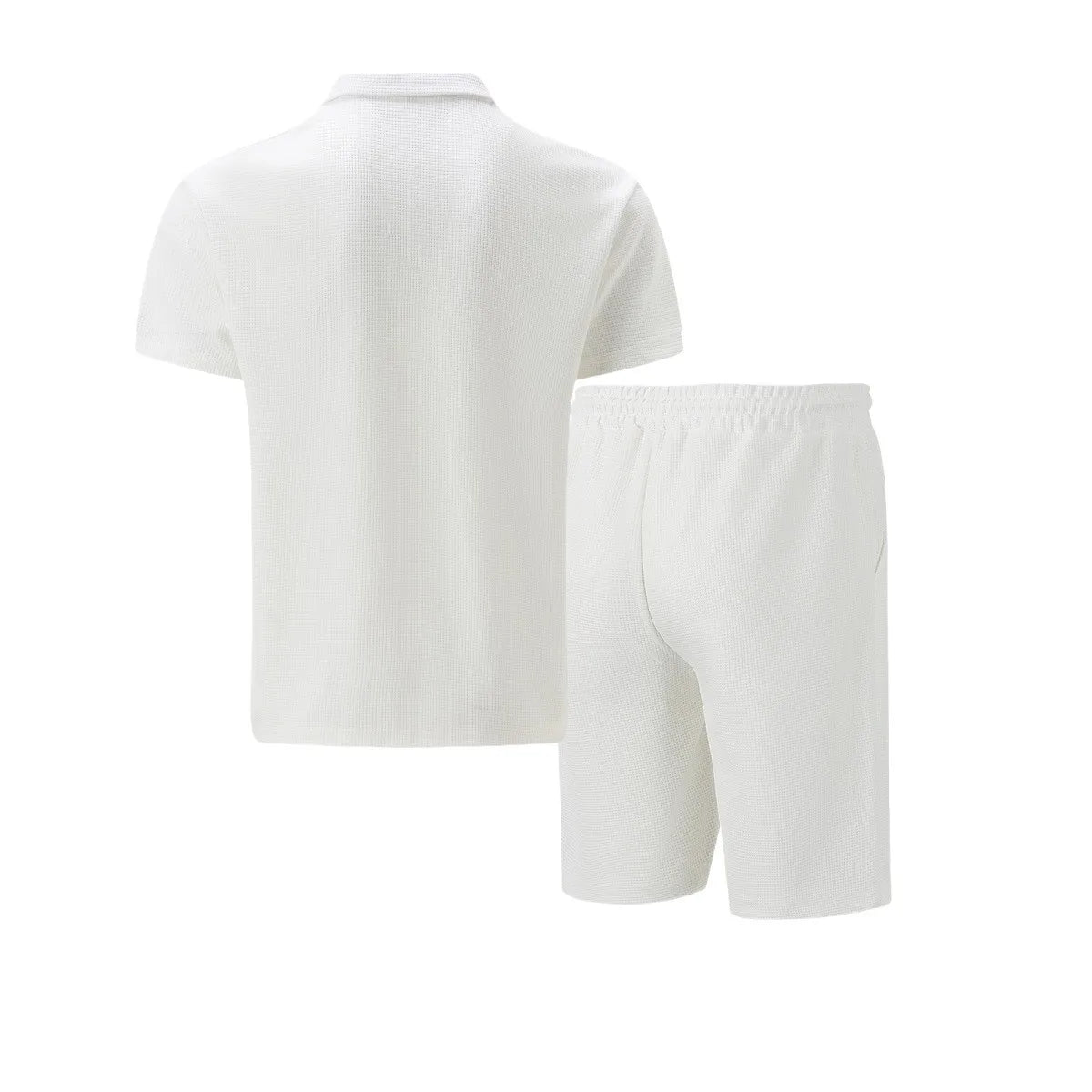 Short Sleeve Zip Polo with Matching Shorts Set