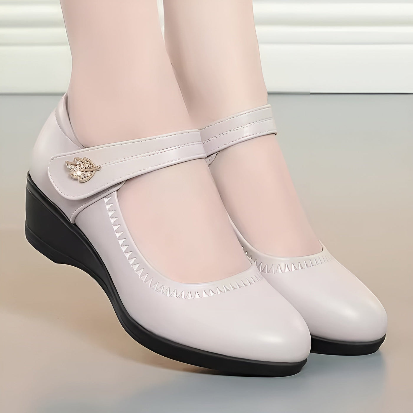 Élina-Rose™ | Soft Leather Shoe