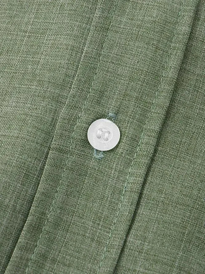 Premium Linen Short-Sleeve Shirt