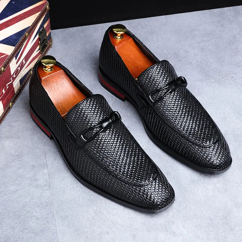 Jeffrey | Stylish Woven Loafers for Men