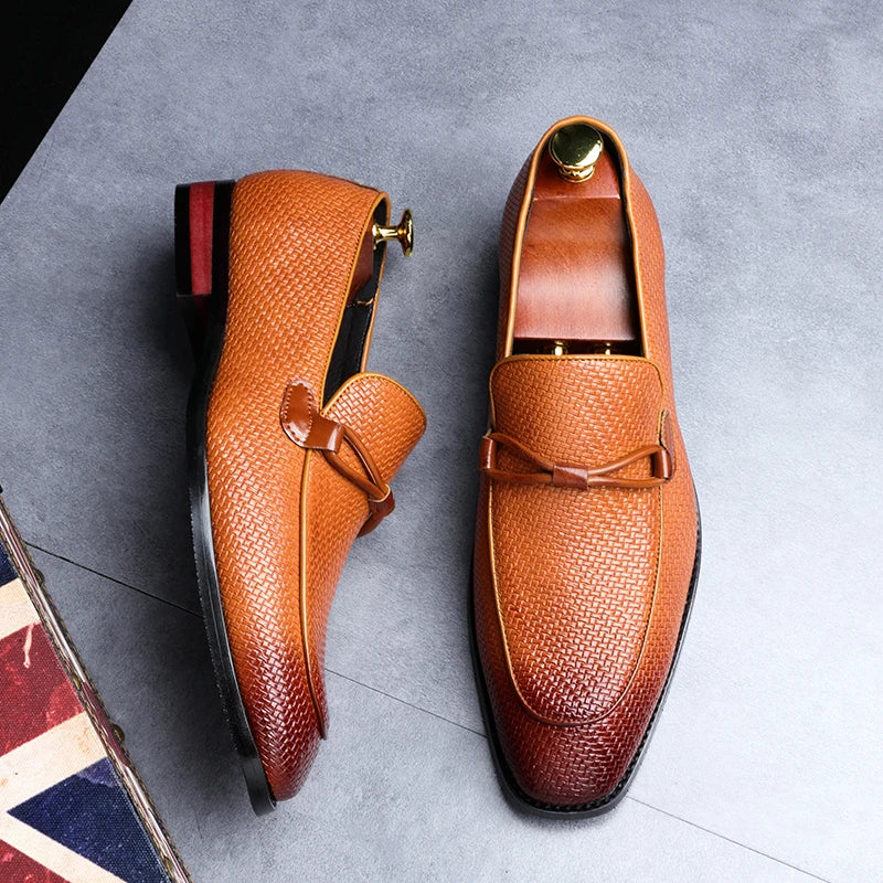 Jeffrey | Stylish Woven Loafers for Men