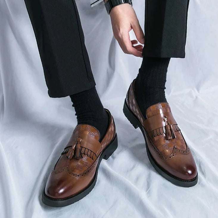 Marlowe & Co | Elixor Genuine Leather Loafers