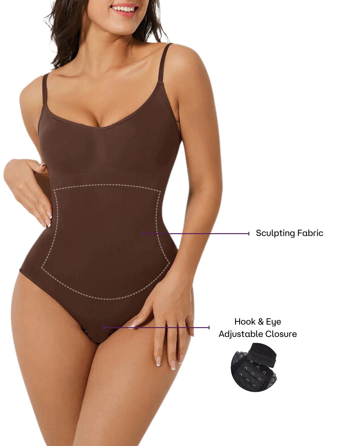 Marlowe & Co | Snatched Thong Bodysuit