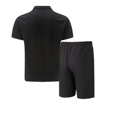 Short Sleeve Zip Polo with Matching Shorts Set
