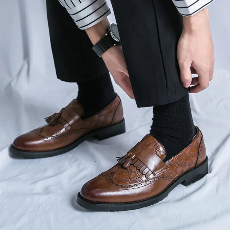 Marlowe & Co | Elixor Genuine Leather Loafers