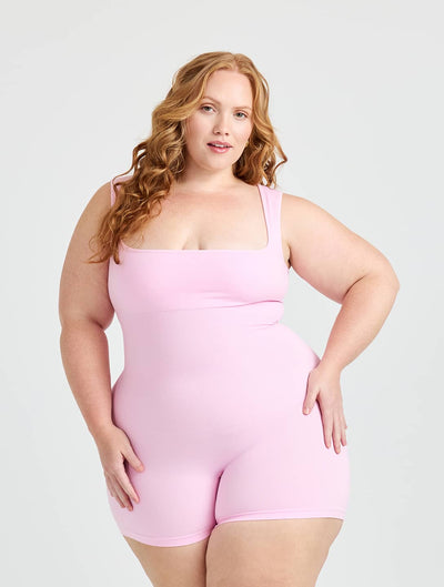 Marlowe & Co | Square Neck Shapewear Jumpsuit