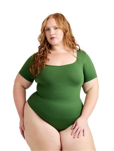 Marlowe & Co | Square Neck Thong Bodysuit