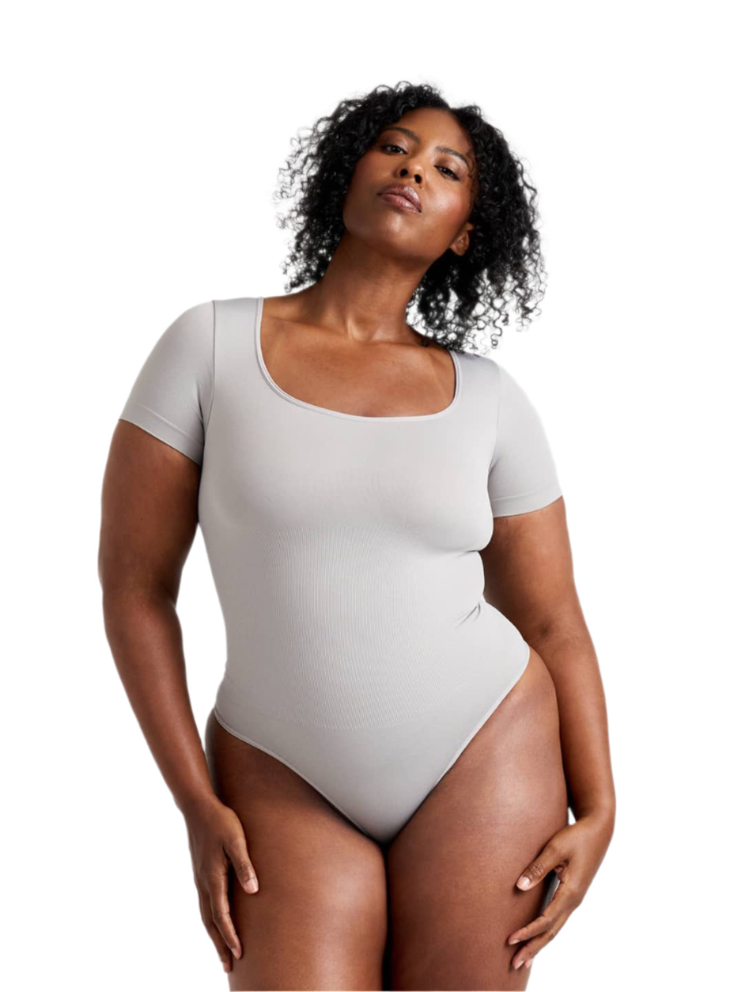 Marlowe & Co | Square Neck Thong Bodysuit