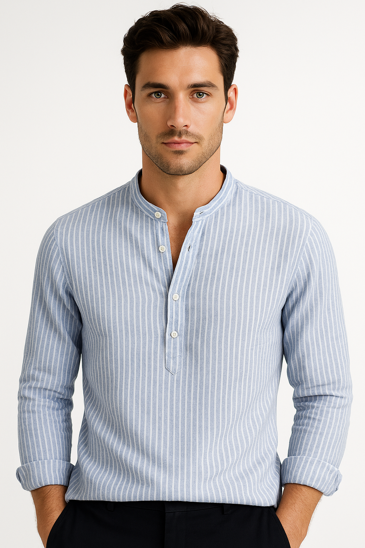 Henley Linen Shirt