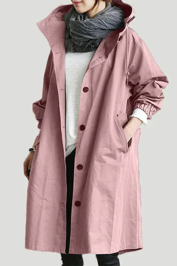Lunara - Stylish Belt Trench Coat