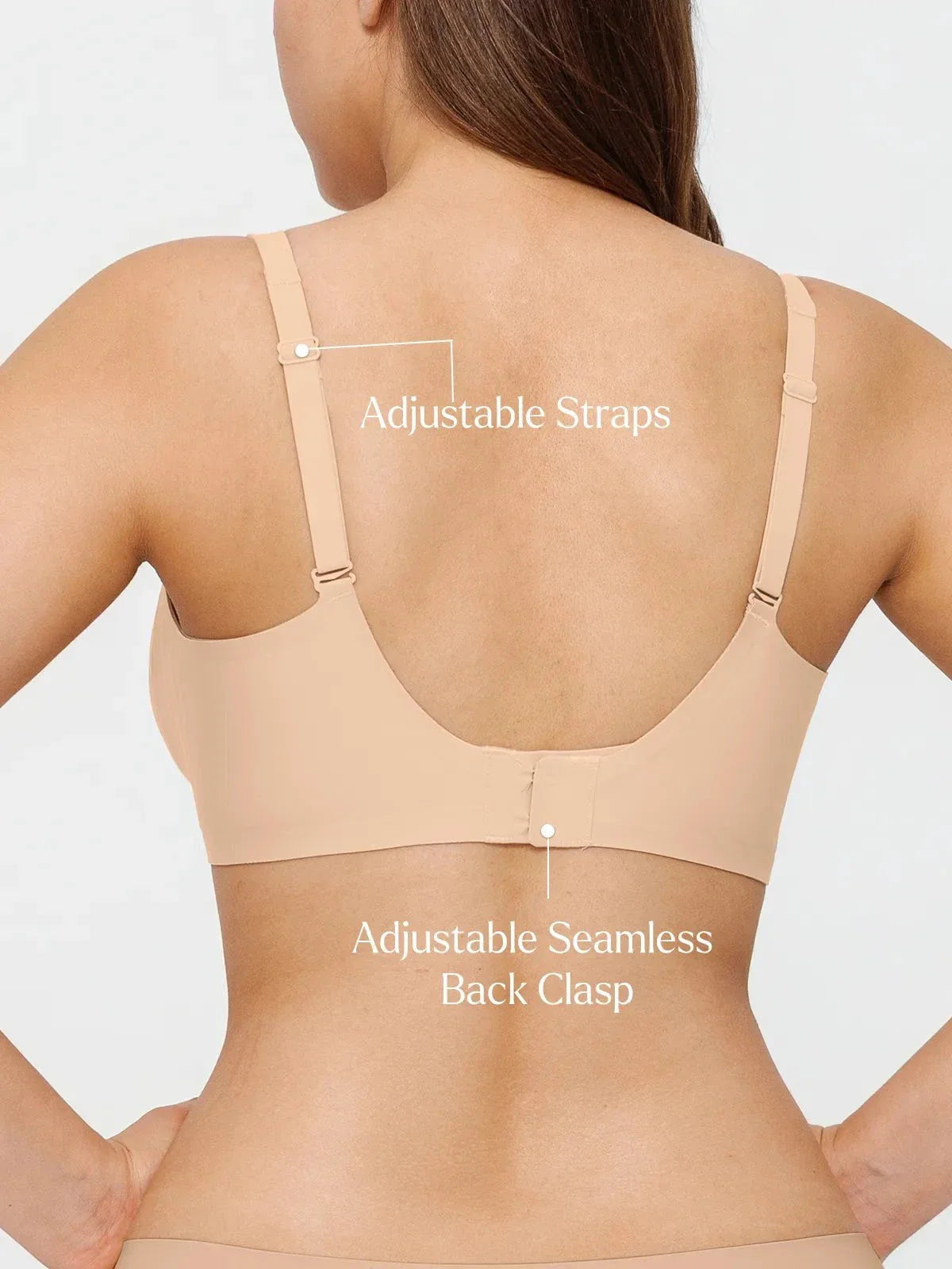 Marlowe & Co | Jelly Seamless Wireless Comfort Plunge Bra