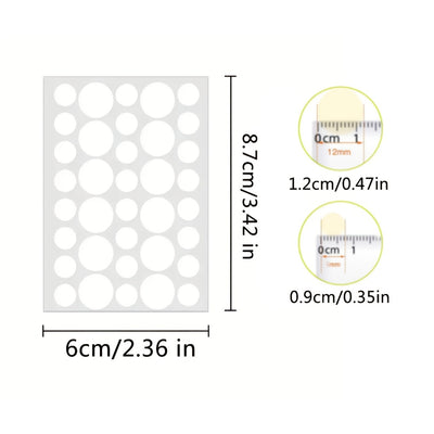 72/108/180 stuks Acne Patches - Zachte en niet-irriterende pleisters voor het bedekken van puistjes en onzuiverheden - Onzichtbare pleister voor gezichtsverzorging