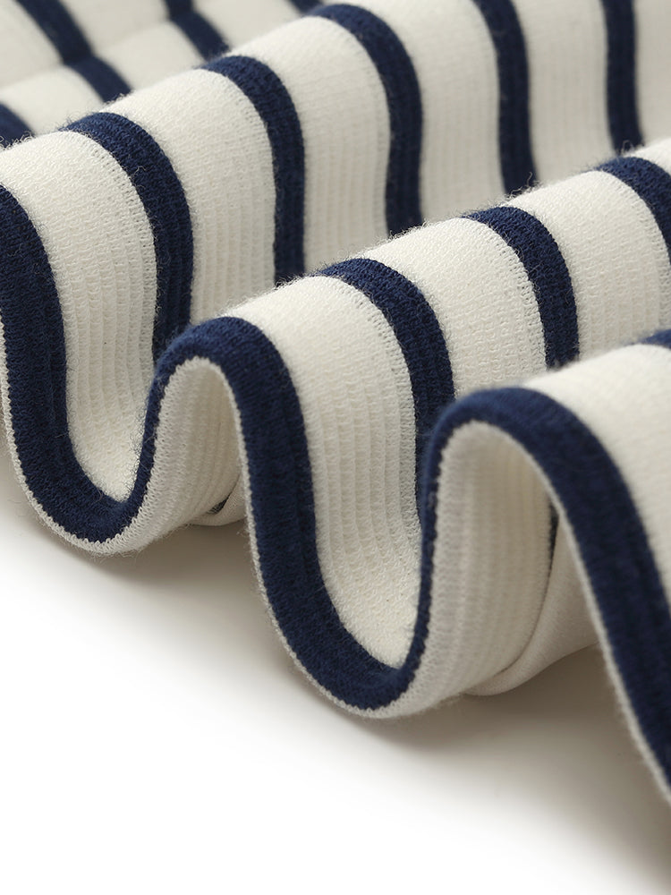Valmere™ | Striped Cotton Crop Jacket