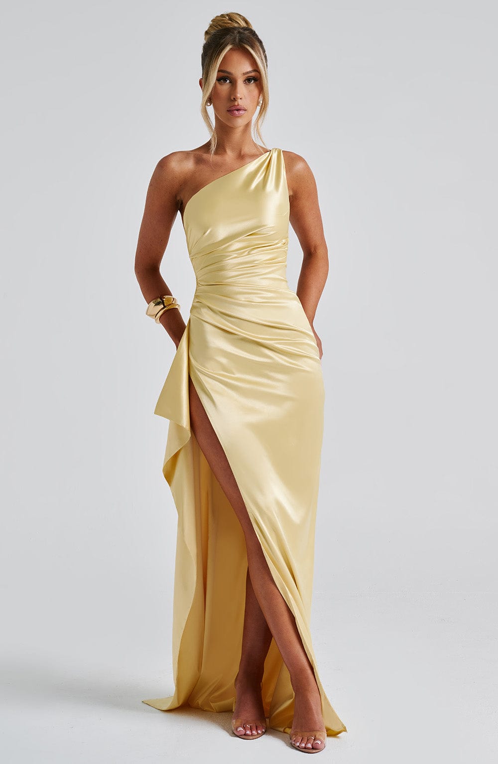 Marlowe & Co | Ariel Maxi Dress - Lemon