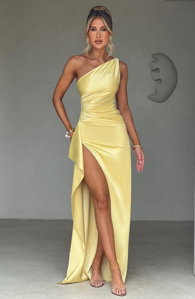 Marlowe & Co | Ariel Maxi Dress - Lemon