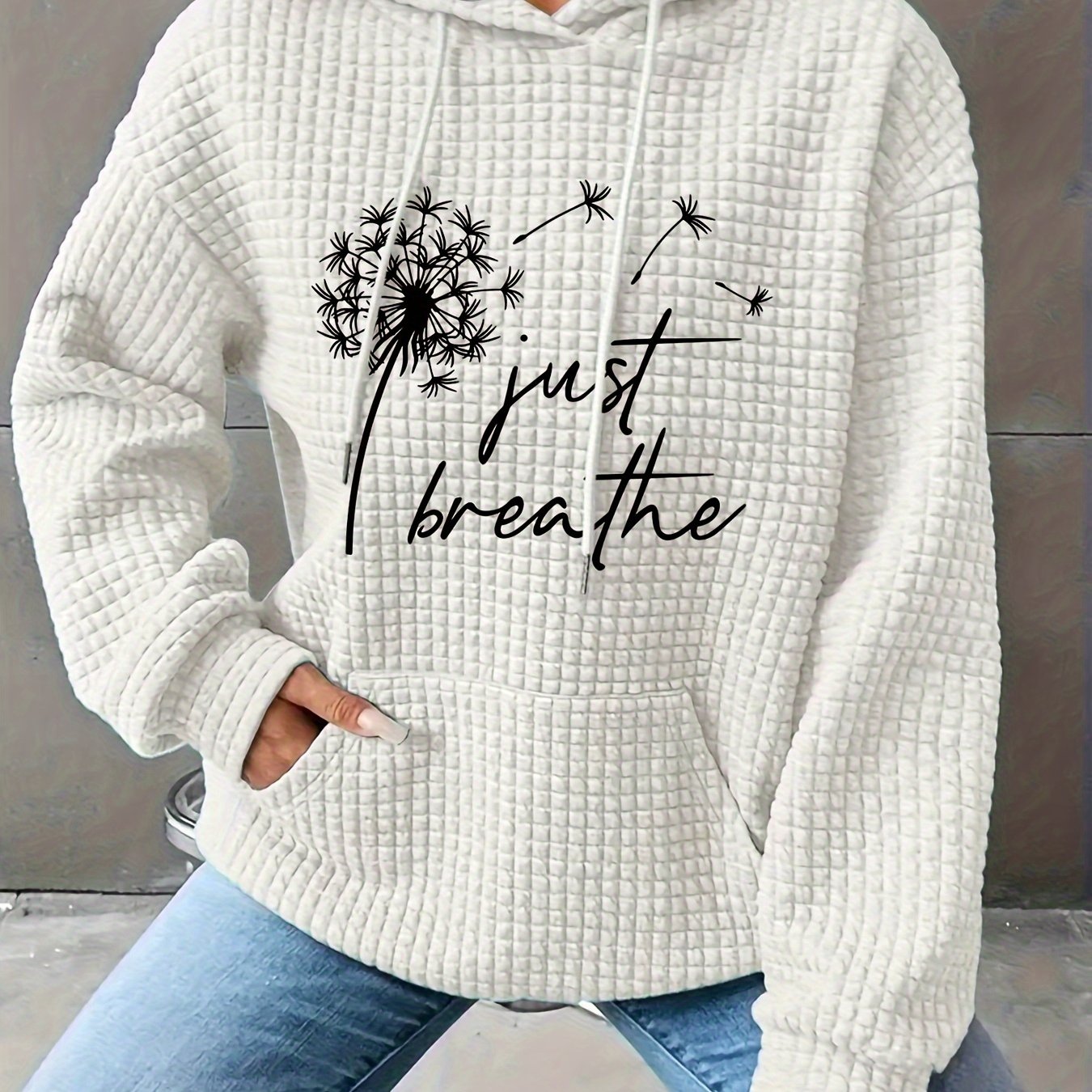 Lykke™ | Just Breathe Textured Hoodie