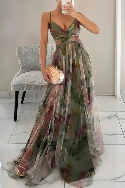 Marlowe & Co | Eléna™ Elegant Floral Long Dress