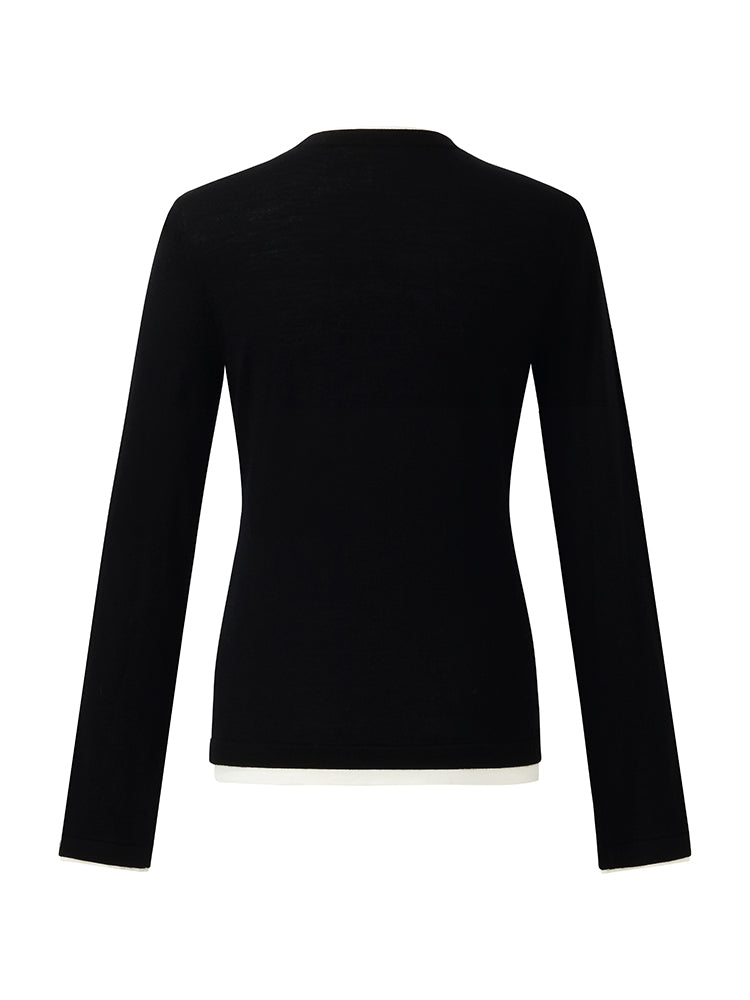 Valmere™ | Washable Wool Knit Top for Easy Care