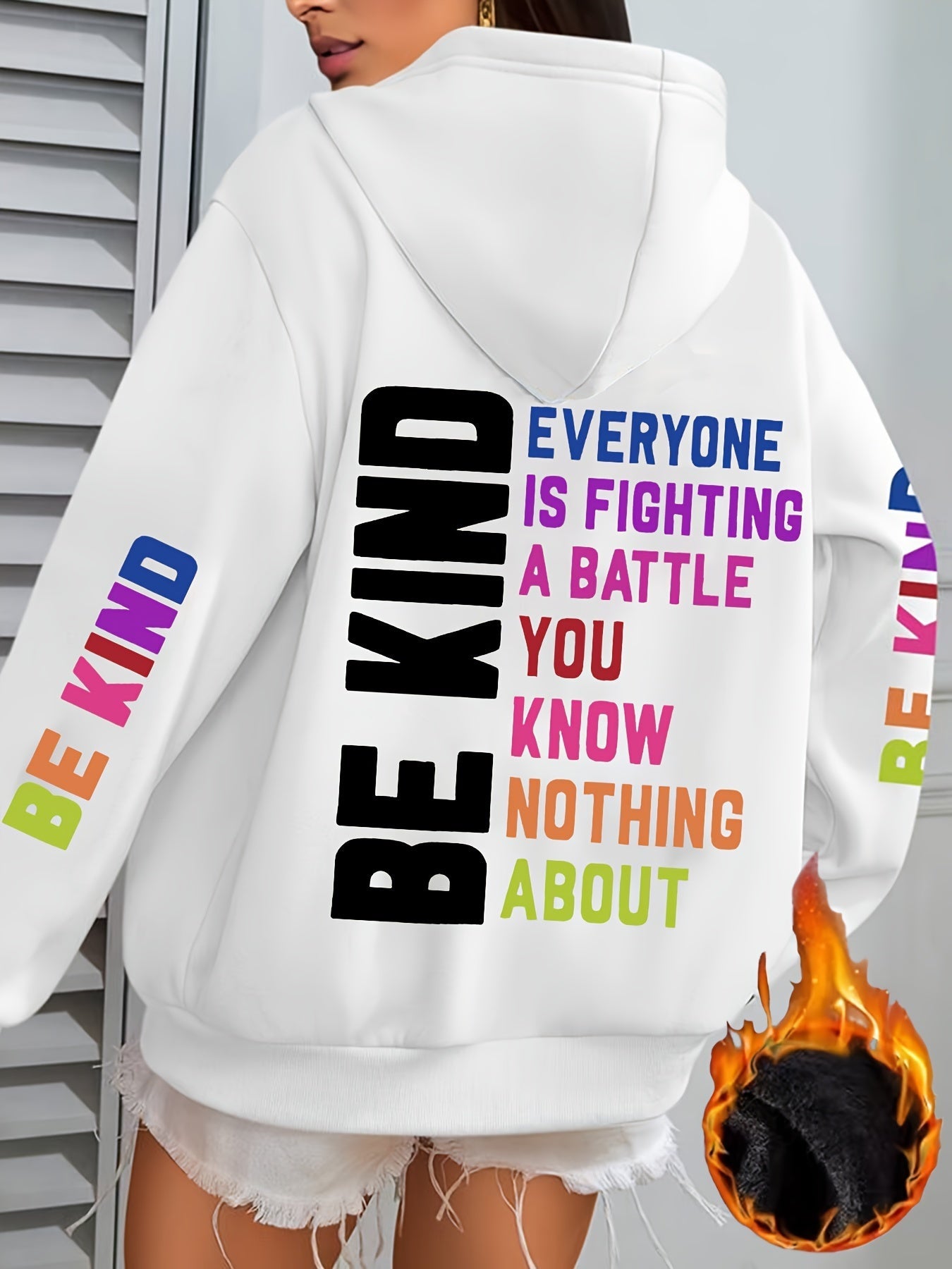Kaja™ | Be Kind Hoodie with Message