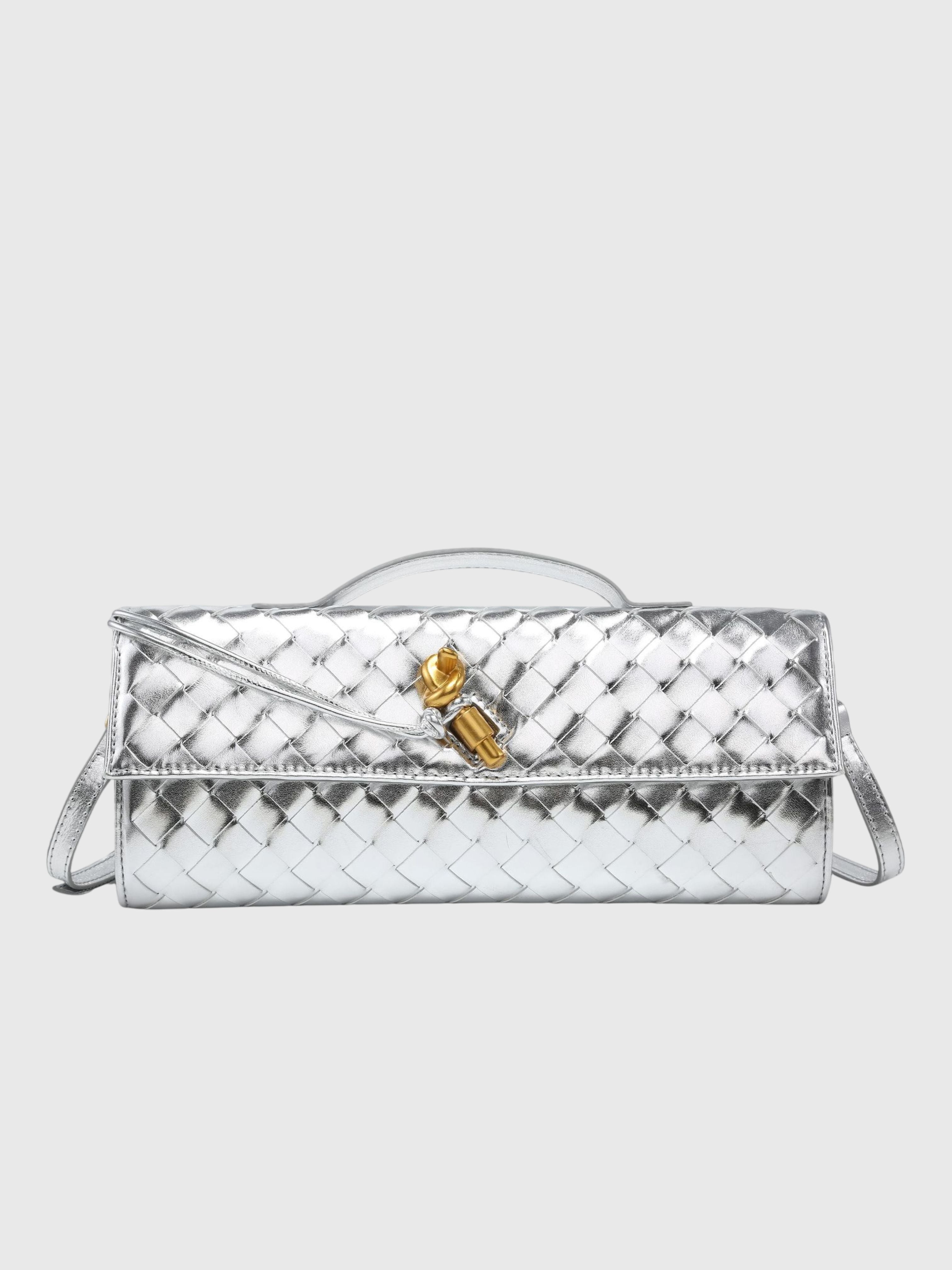 Camila | Luxe Slim Woven Clutch