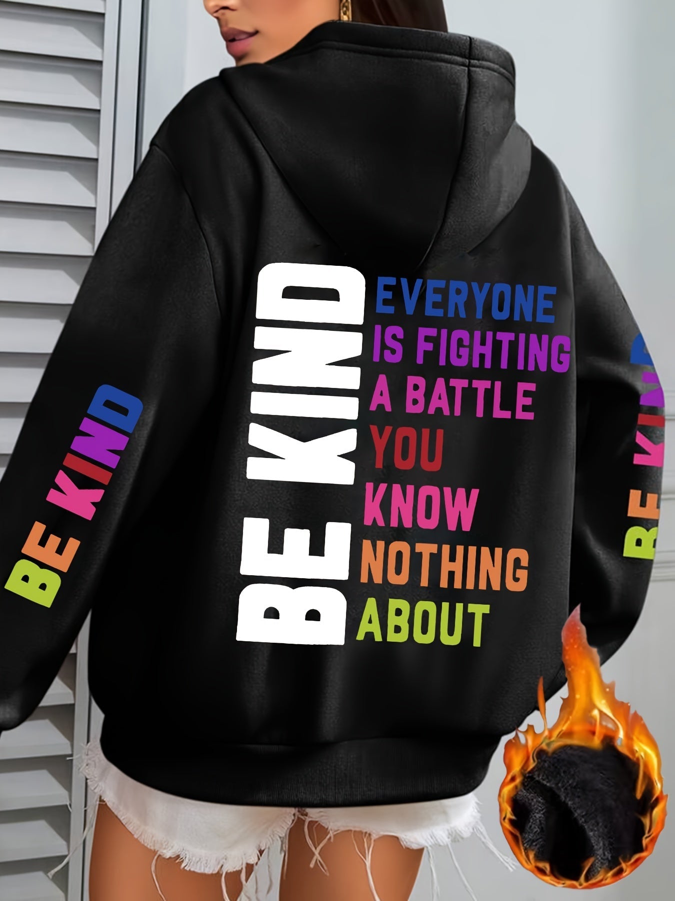 Kaja™ | Be Kind Hoodie with Message