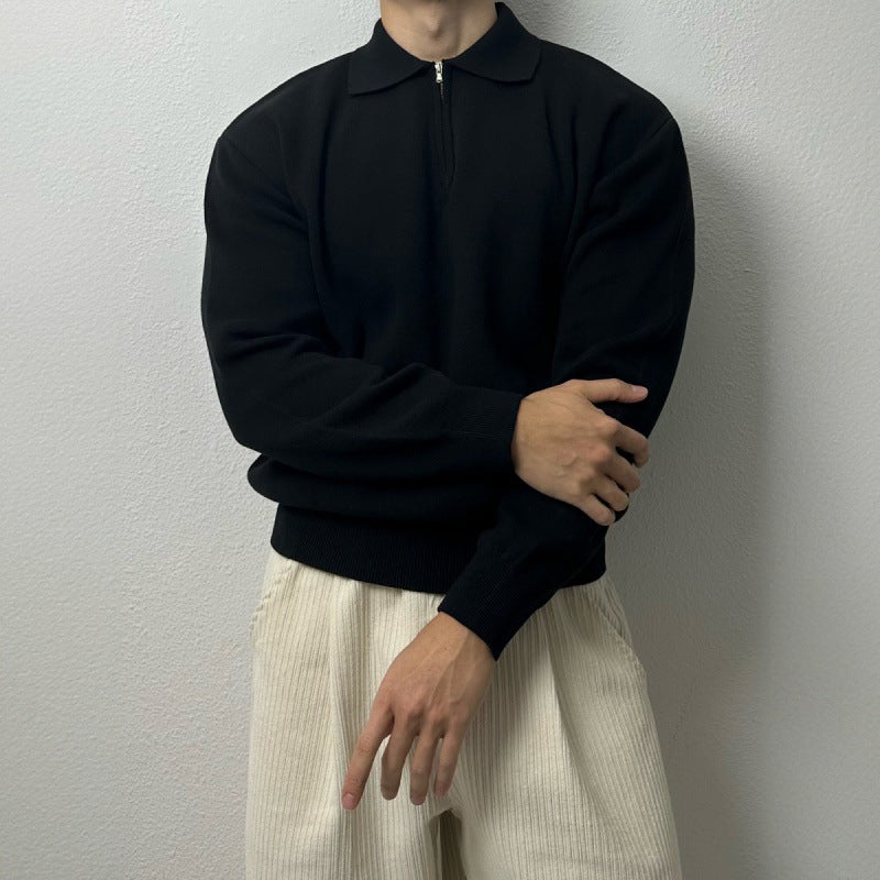 Derek - Zip Collar Sweater